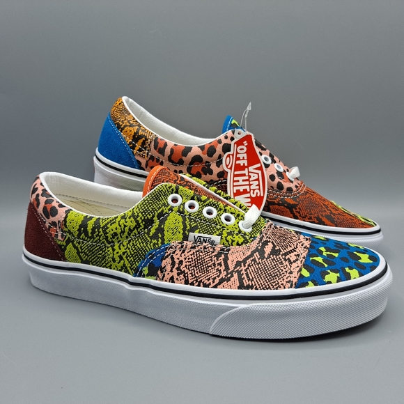 vans patchwork era leopard snake